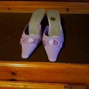 Karen Scott lavender satin size 9